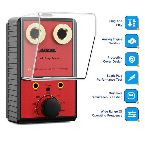 Ancel 12V Car Spark Plug Tester — view 10