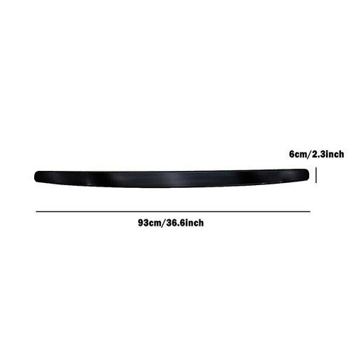Black Car Chrome Front Bonnet Hood — view 4