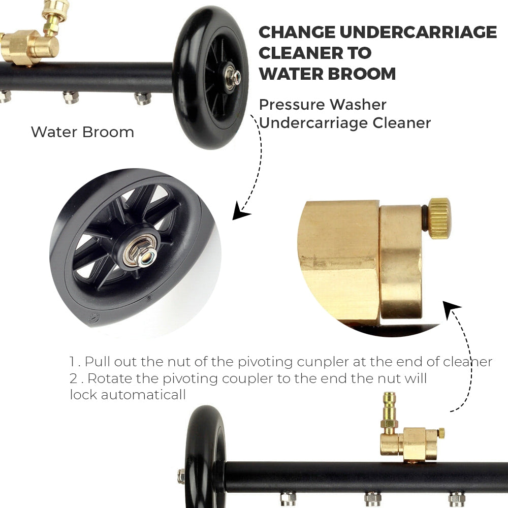 High pressure undercarriage cleaner washer 4000PSI — view 5