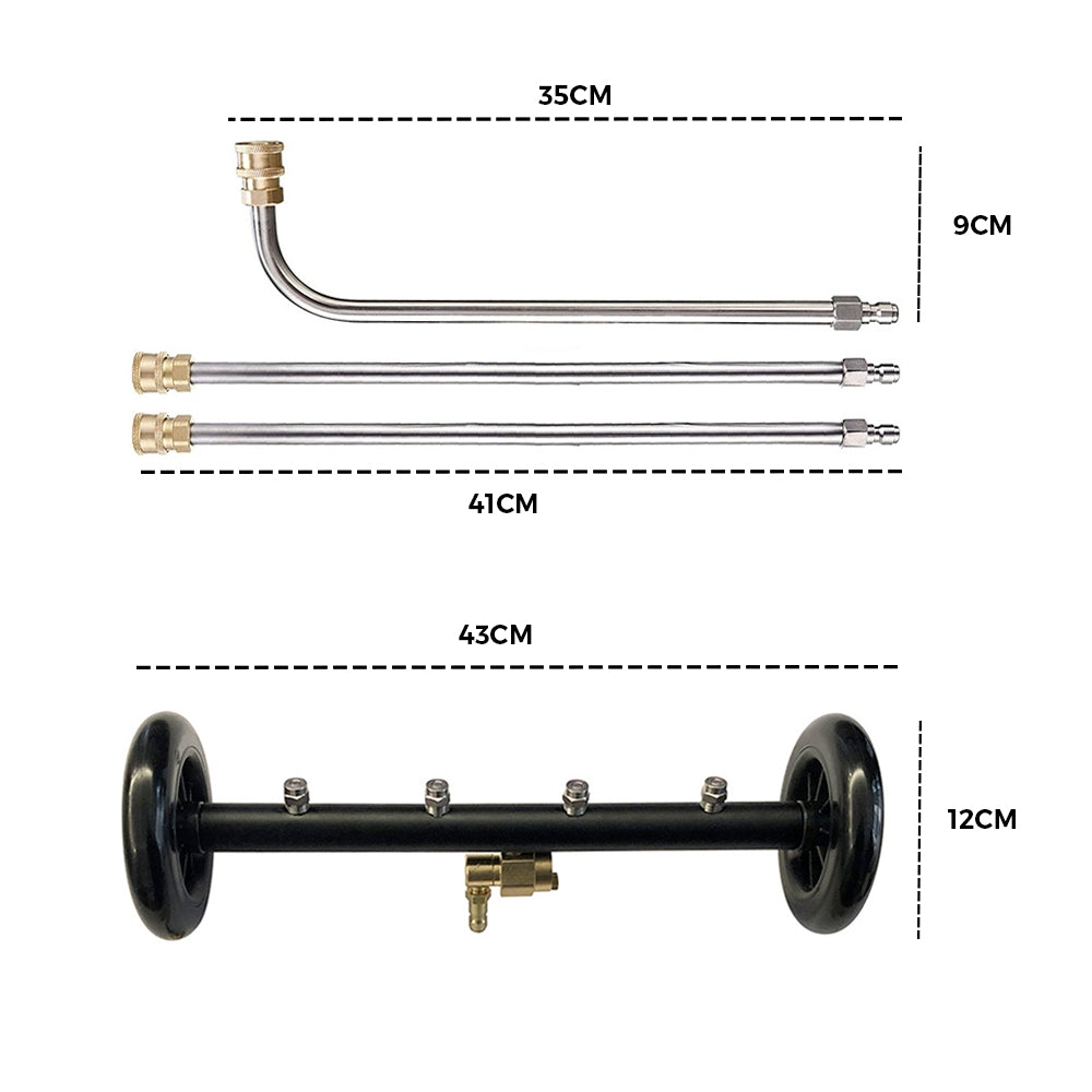 High pressure undercarriage cleaner washer 4000PSI — view 7