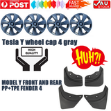 Tesla Y Wheel Cap 4 Grey — view 2