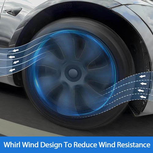 Tesla Y Wheel Cap 4 Grey — view 8