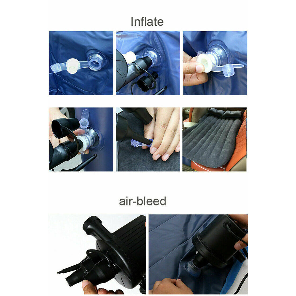 Inflatable car back seat mattress air bed — view 8