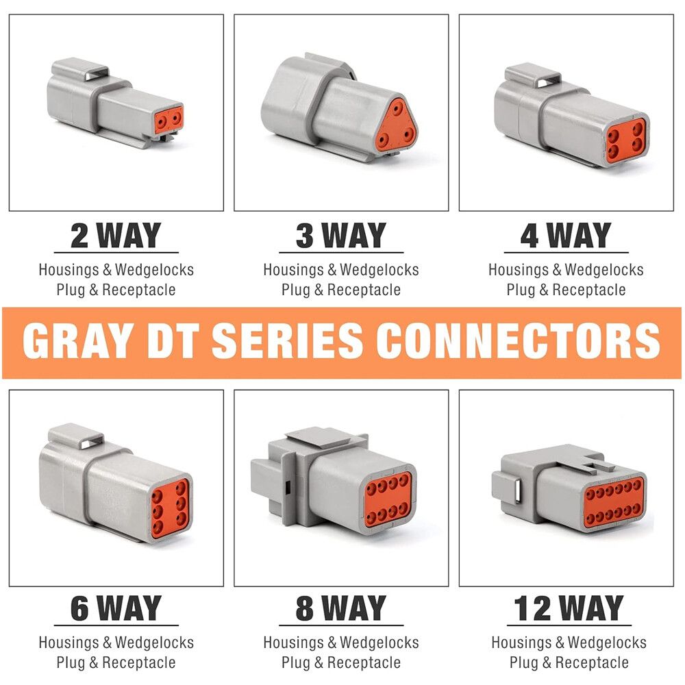 188pcs Deutsch DT Series Connector Assortment 2/3/4/6/8/12 — view 3