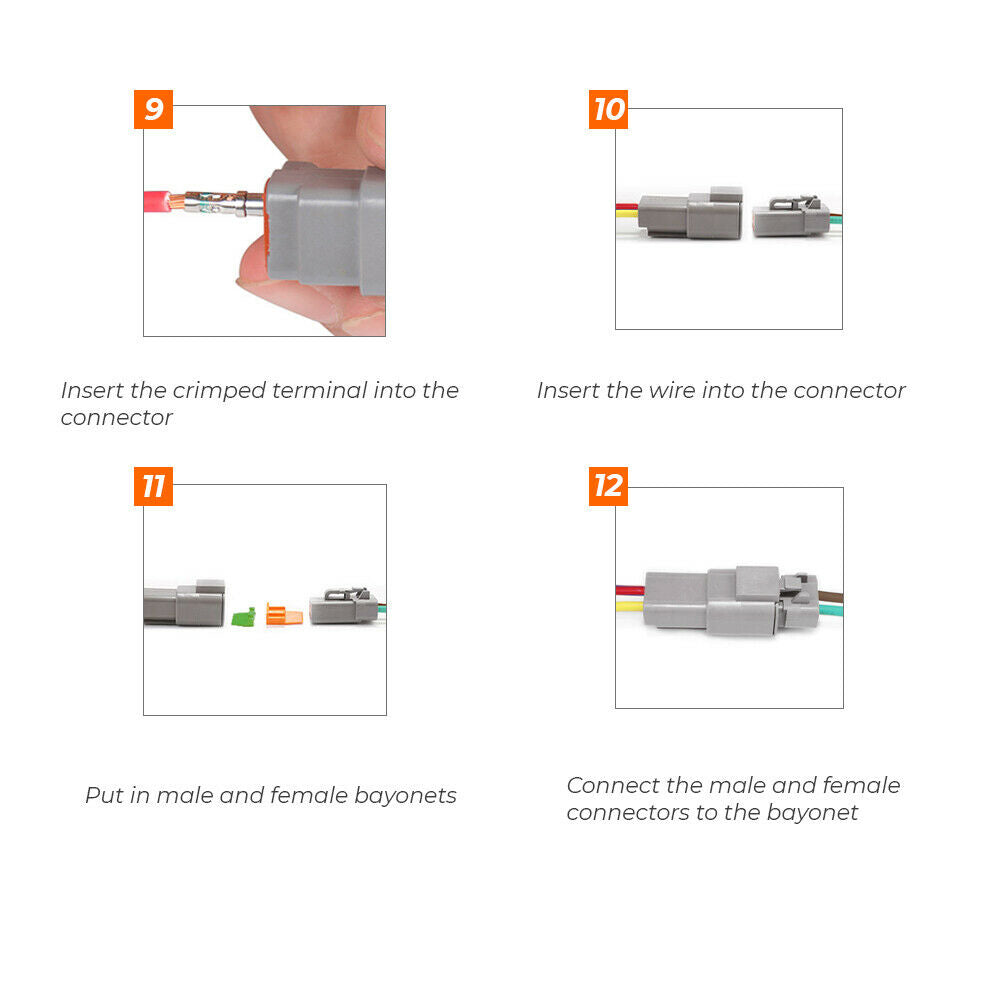 1000pcs Deutsch DT connector plug kit — view 5