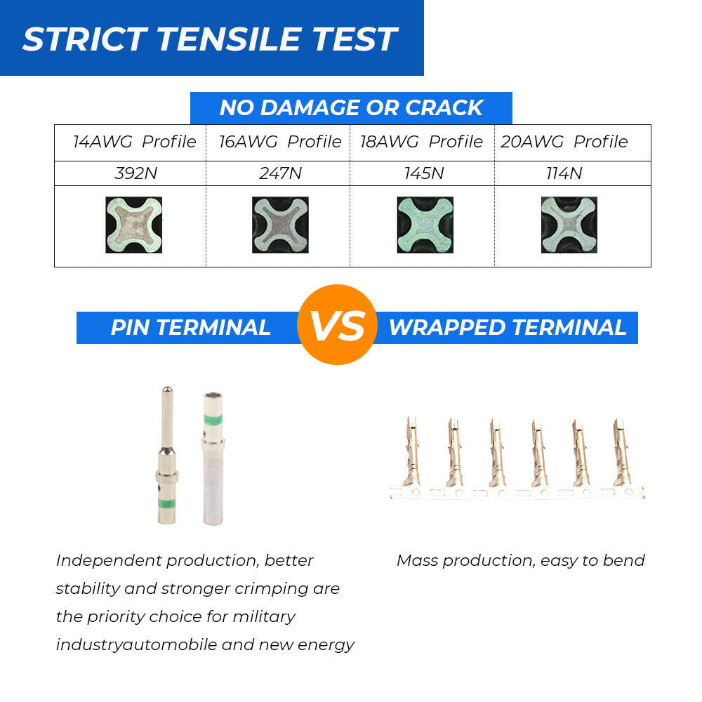 1000pcs Deutsch DT connector plug kit — view 7
