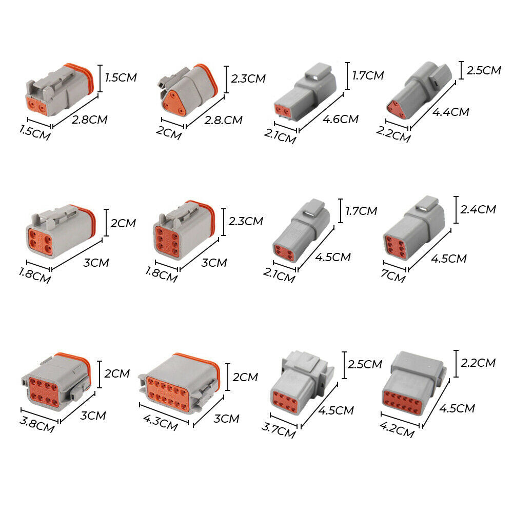 1000pcs Deutsch DT connector plug kit — view 10