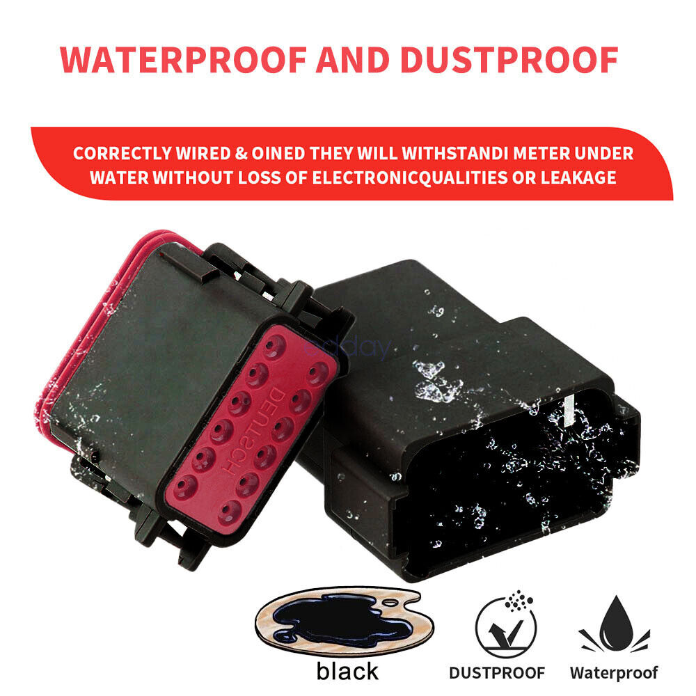 Black 1700X Deutsch DT Connector Kit — view 6