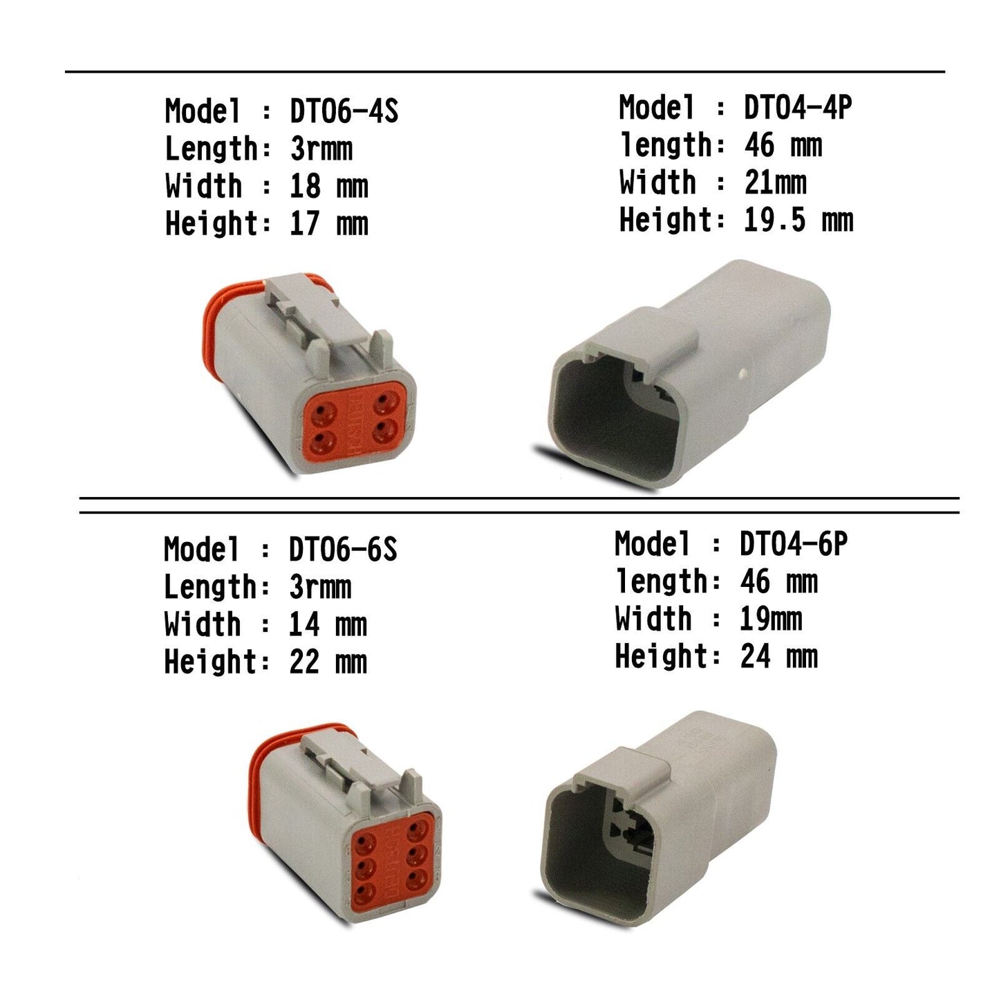 1000pcs Deutsch DT connector kit — view 11
