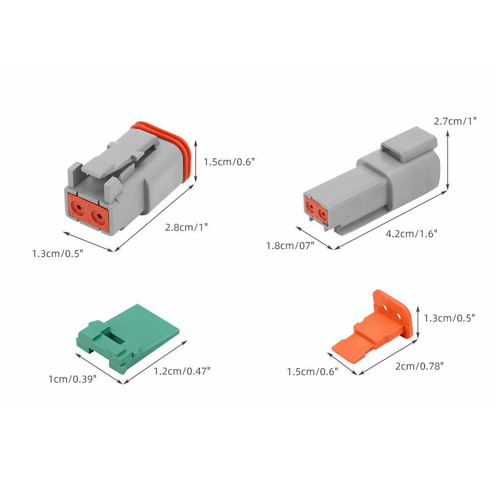 117pcs Deutsch DT 2 way connector kit — view 4