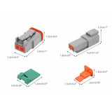 117pcs Deutsch DT 2 way connector kit — view 4