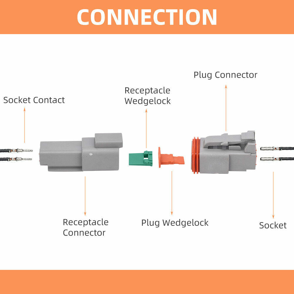 117pcs Deutsch DT 2 way connector kit — view 5