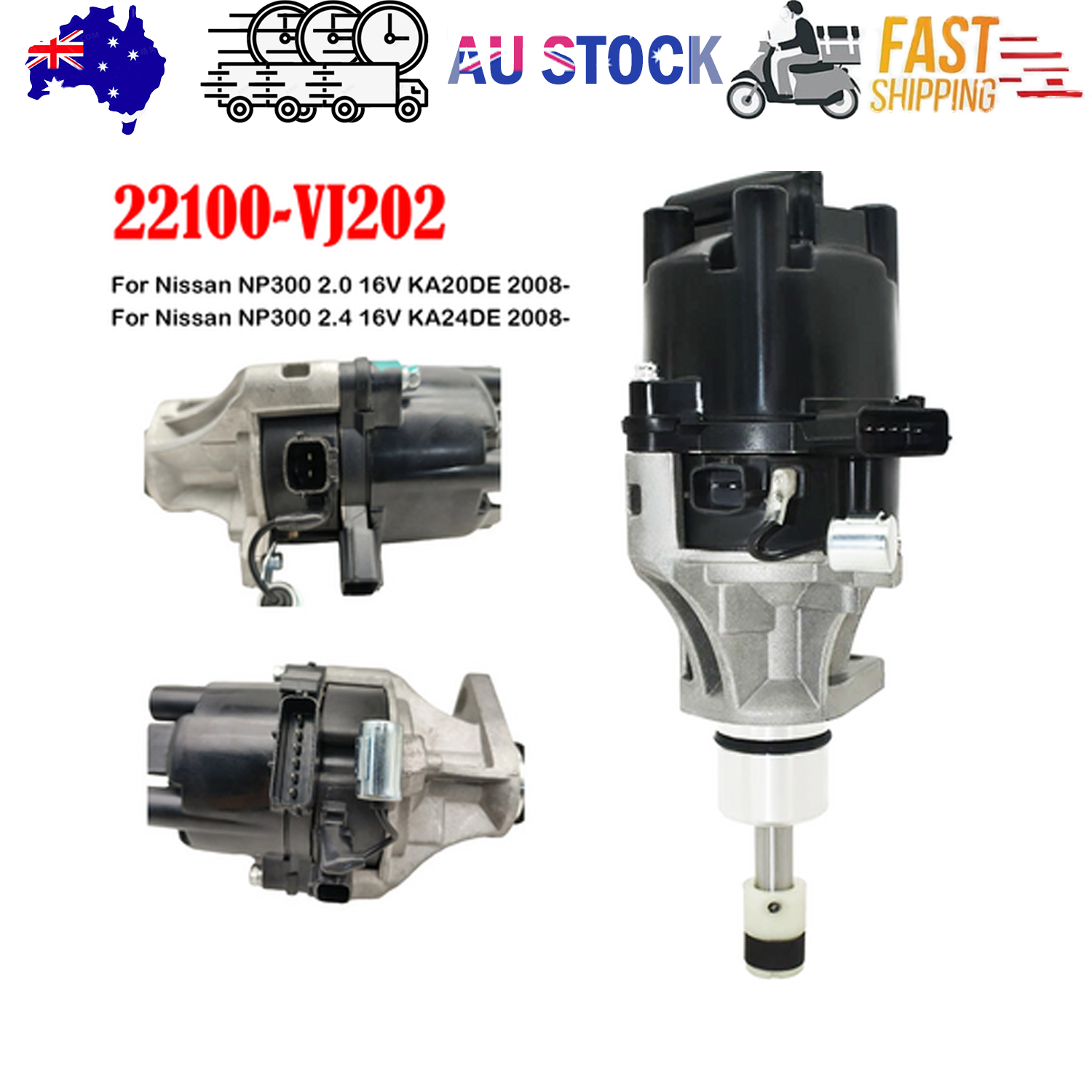 Nissan NP300 ignition distributor 22100-VJ202 — view 2