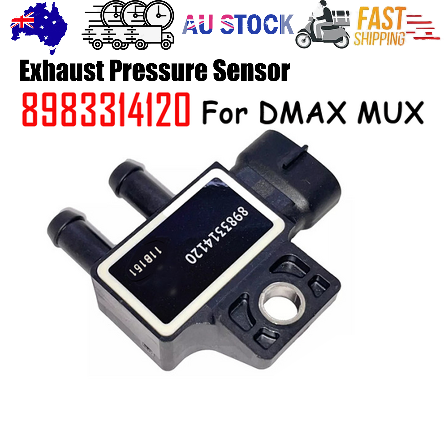 Isuzu D-Max MU-X exhaust pressure sensor DPF — view 2