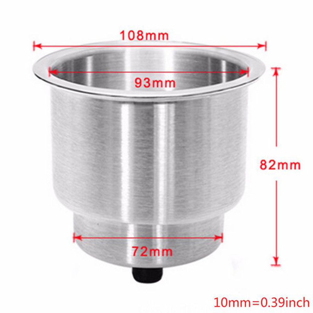 4pc Stainless Drink Cup Holder Inserts — view 4