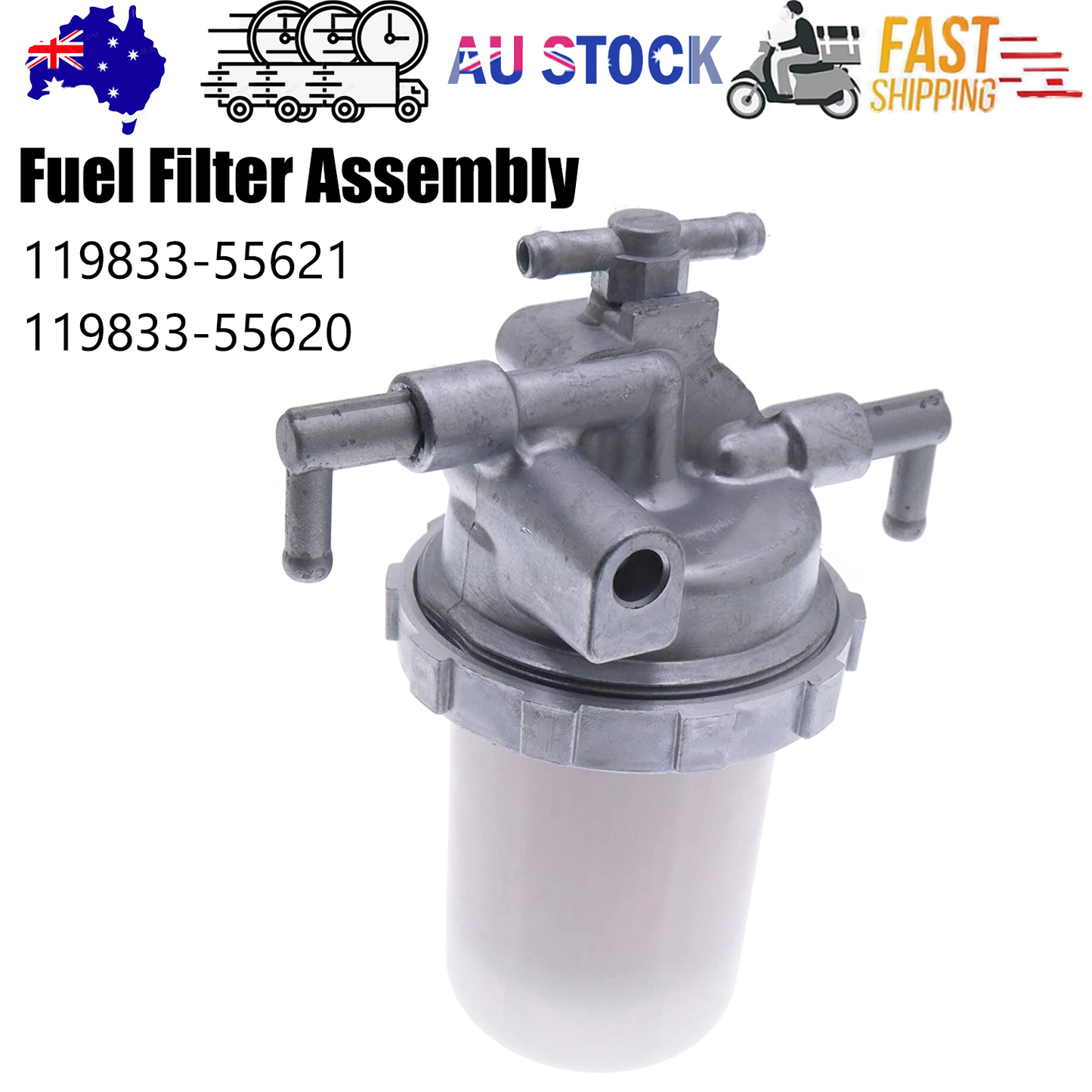 Yanmar 2TNV70 3TNM72 fuel filter assembly — view 2