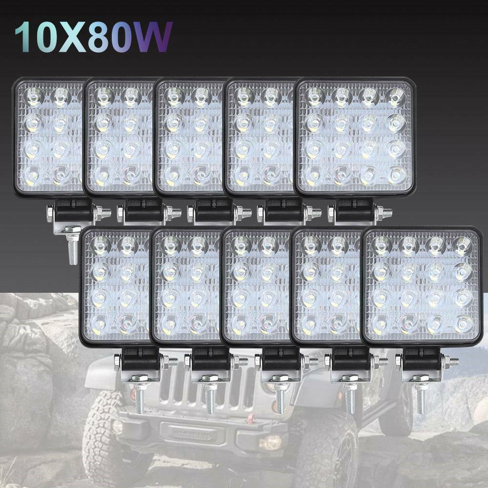 10pcs 80W CREE LED work lights — view 2