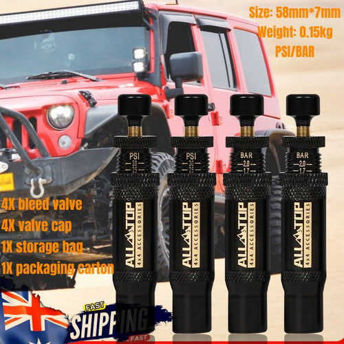 Adjustable Auto-Stop Tyre Deflator Valve Kit — view 2