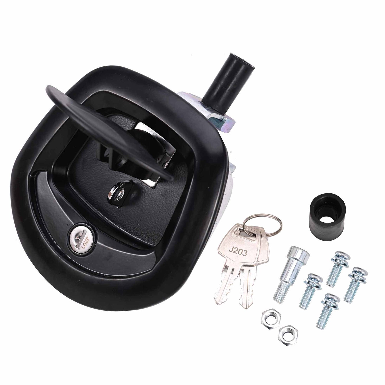 Black Power Operated Central Locking Handle — view 3