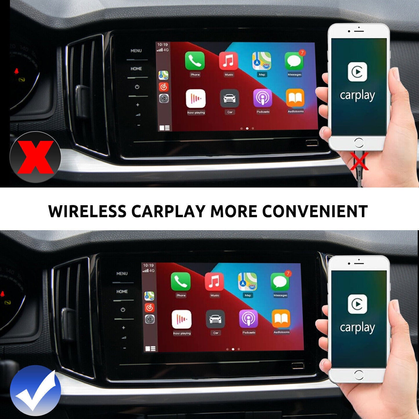 Wireless CarPlay adapter dongle — view 6
