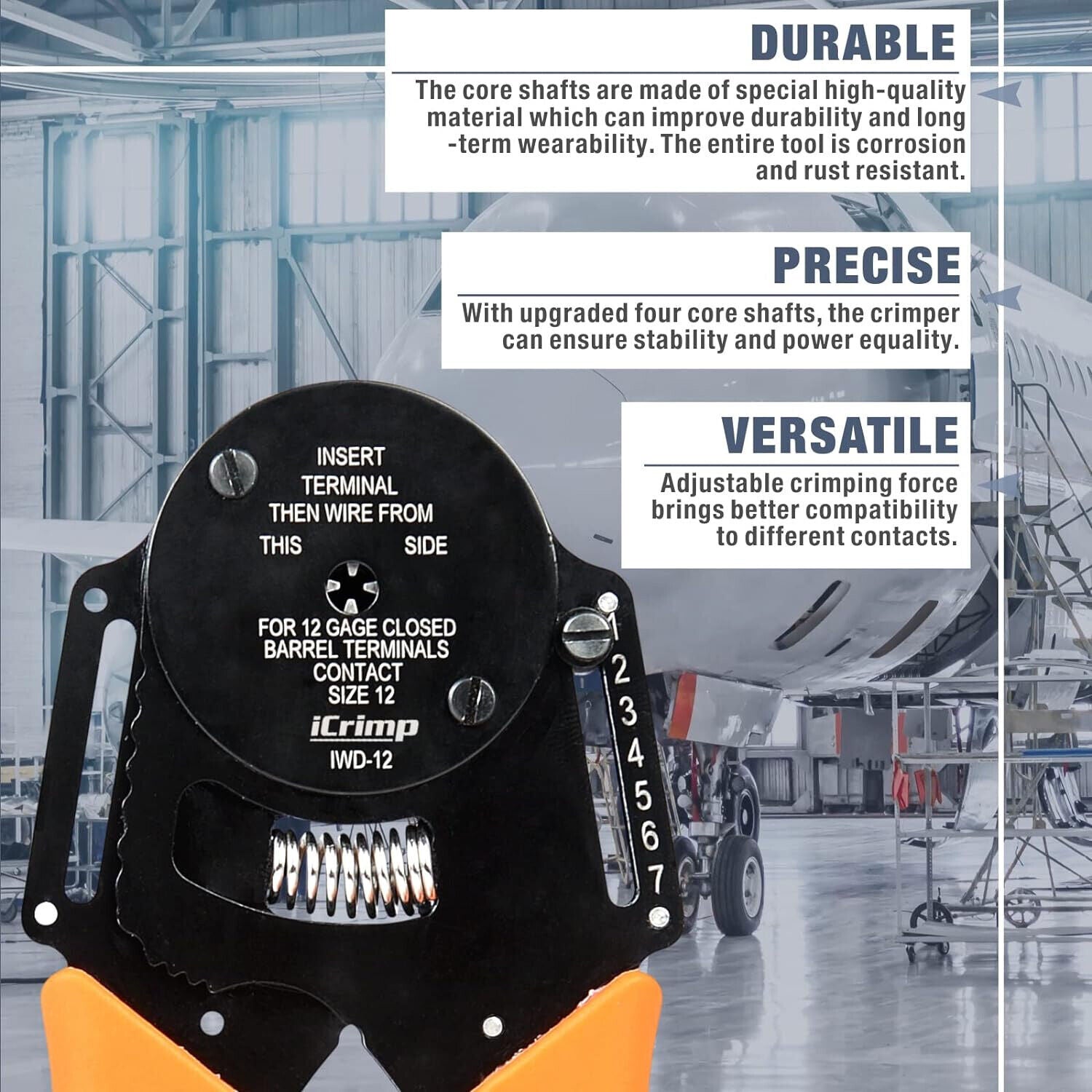 DT12 Crimper 4 Way Indent 8 — view 6
