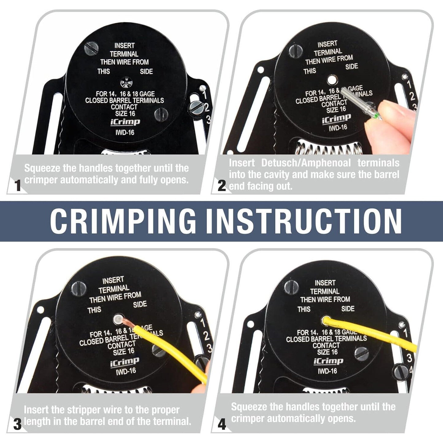 DT20 Crimper 4 Way Indent 8 — view 7