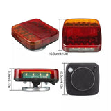 2x 7-pin LED wireless trailer tail light kit — view 3