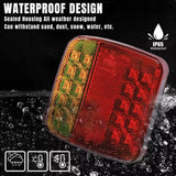 2x 7-pin LED wireless trailer tail light kit — view 4