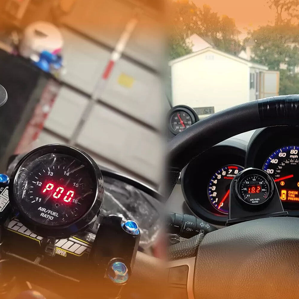 Wideband AFR air fuel ratio gauge 30-0300 — view 4