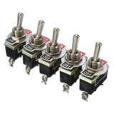 12V on off toggle switch dash light 5 pack — view 5