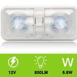12V RV LED ceiling dome light — view 3