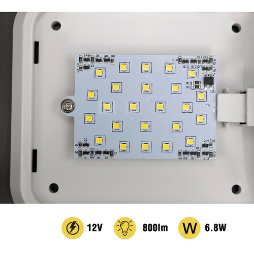 12V RV LED ceiling dome light — view 4