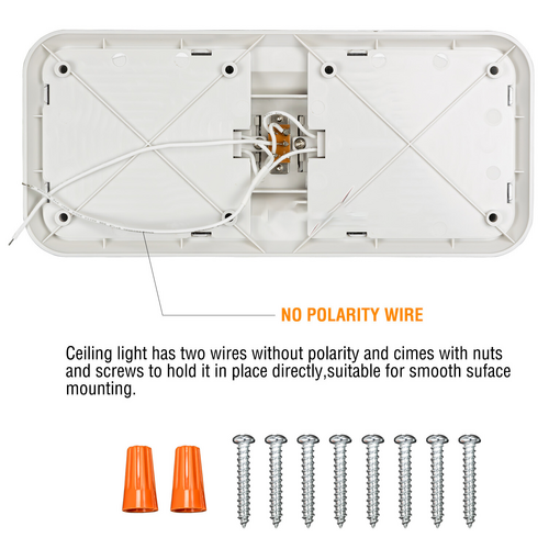 12V RV LED ceiling dome light — view 5