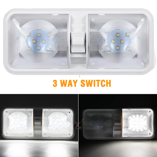 12V RV LED ceiling dome light — view 6