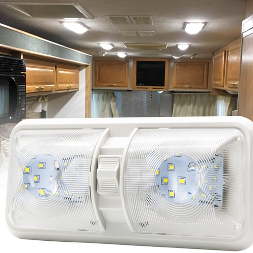 12V RV LED ceiling dome light — view 8