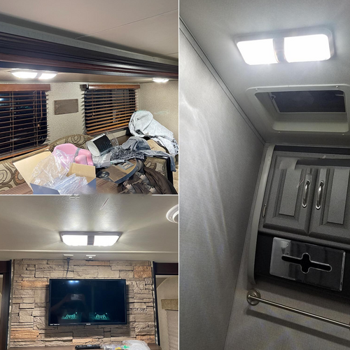 12V RV LED ceiling dome light — view 10