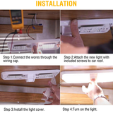 12V RV LED ceiling dome light — view 11