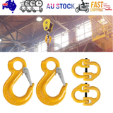 8mm hammerlock eye sling hook safety chain 2 pack — view 2