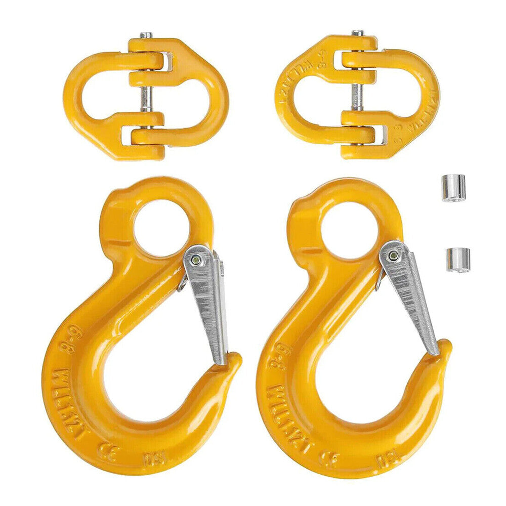 8mm hammerlock eye sling hook safety chain 2 pack — view 3