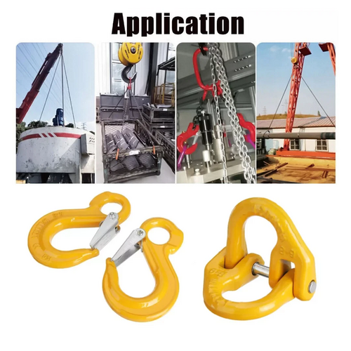8mm hammerlock eye sling hook safety chain 2 pack — view 8
