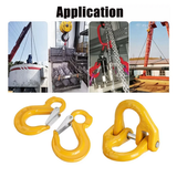 8mm hammerlock eye sling hook safety chain 2 pack — view 8