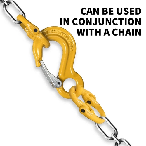 8mm hammerlock eye sling hook safety chain 2 pack — view 9