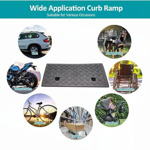 Heavy duty kerb threshold ramp — view 5