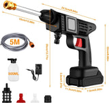 88V Cordless Electric High Pressure Washer — view 5
