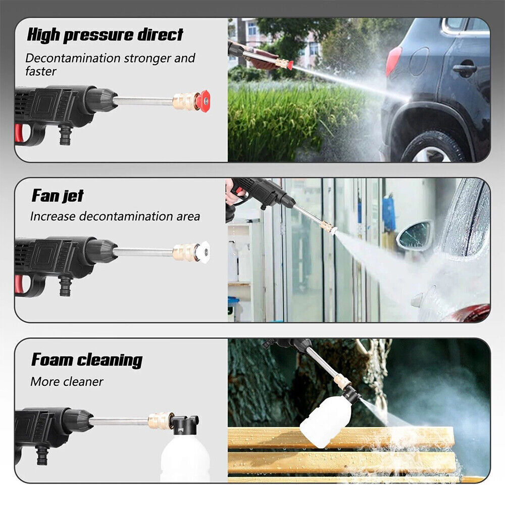 88V Cordless Electric High Pressure Washer — view 9