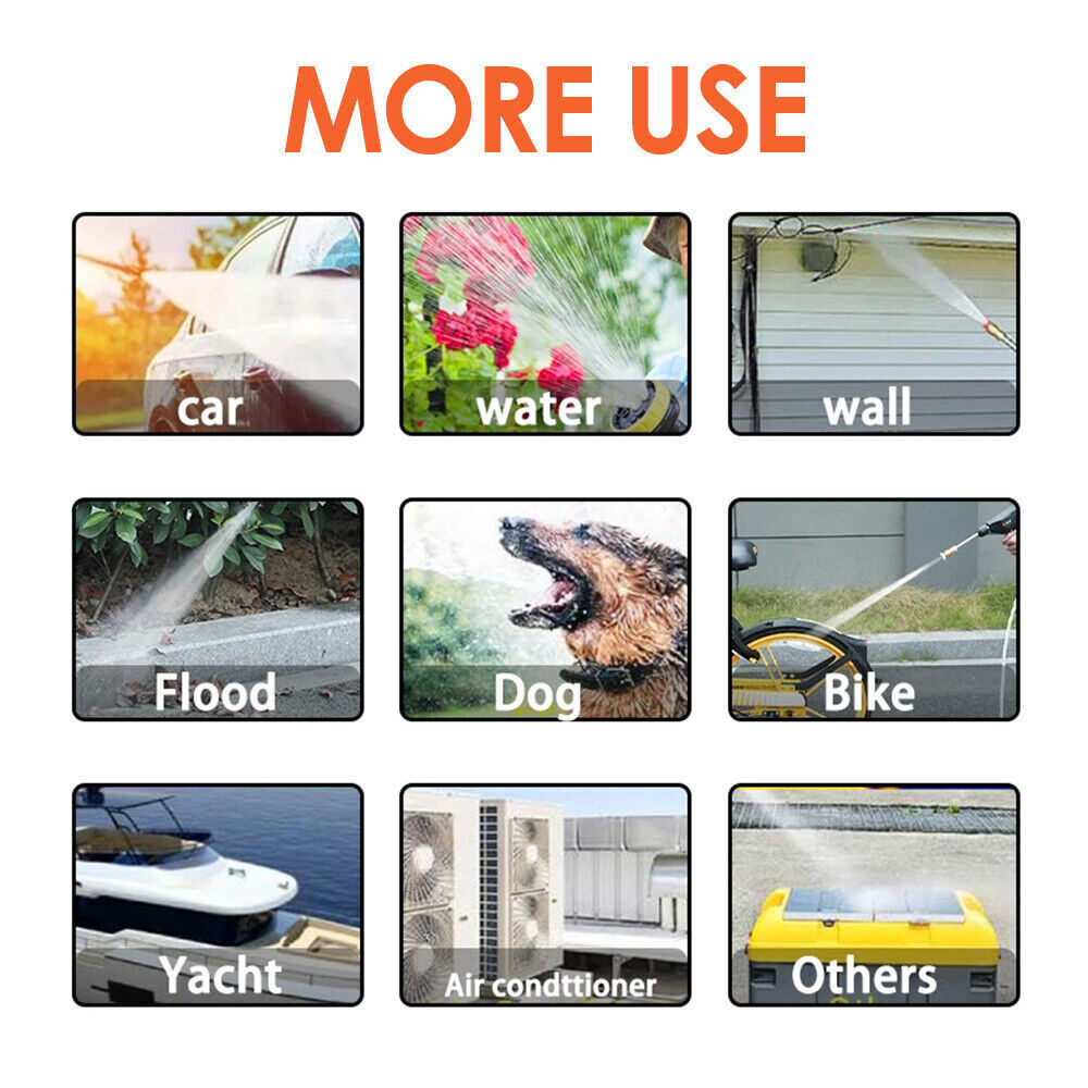 88V Cordless Electric High Pressure Washer — view 10
