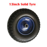 13inch Trolley Wheel Solid Tyre Steel — view 2