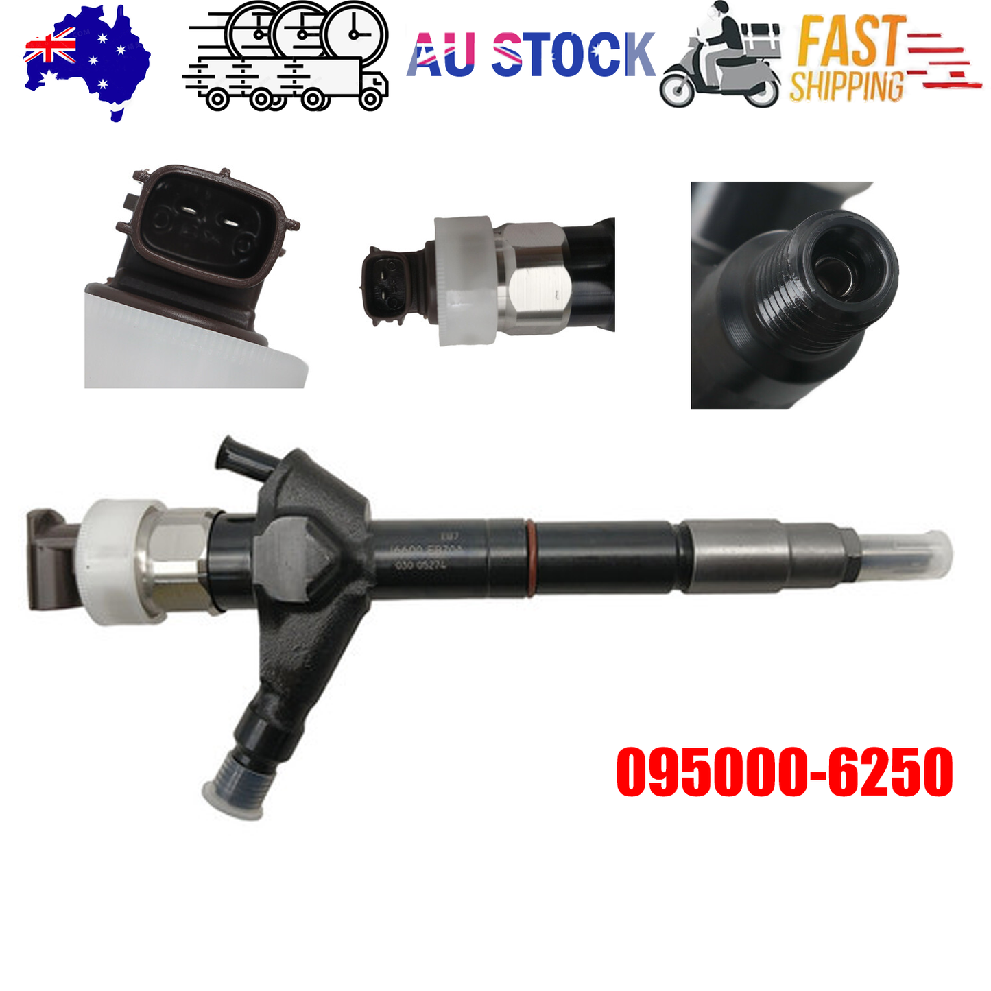 Nissan Navara D22 YD25 fuel injector 16600-EB70C — view 2