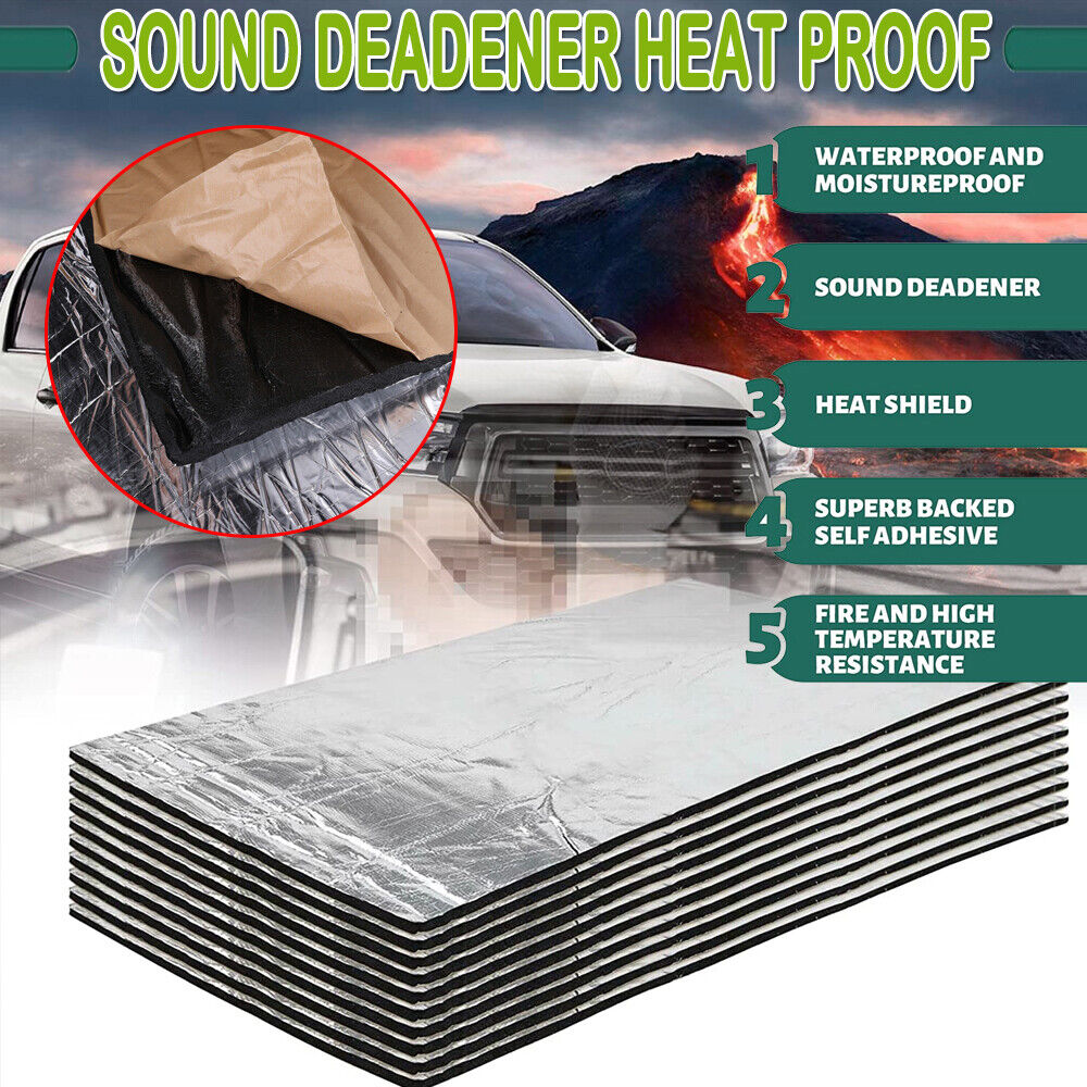 10mm Sound Deadener Insulation Heat Proof — view 3
