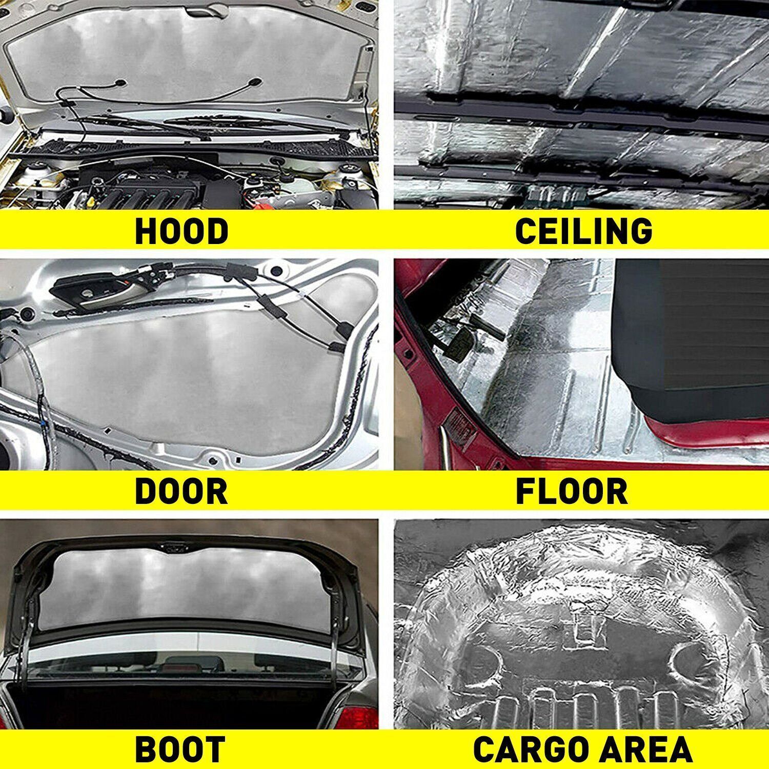 10mm Sound Deadener Insulation Heat Proof — view 4